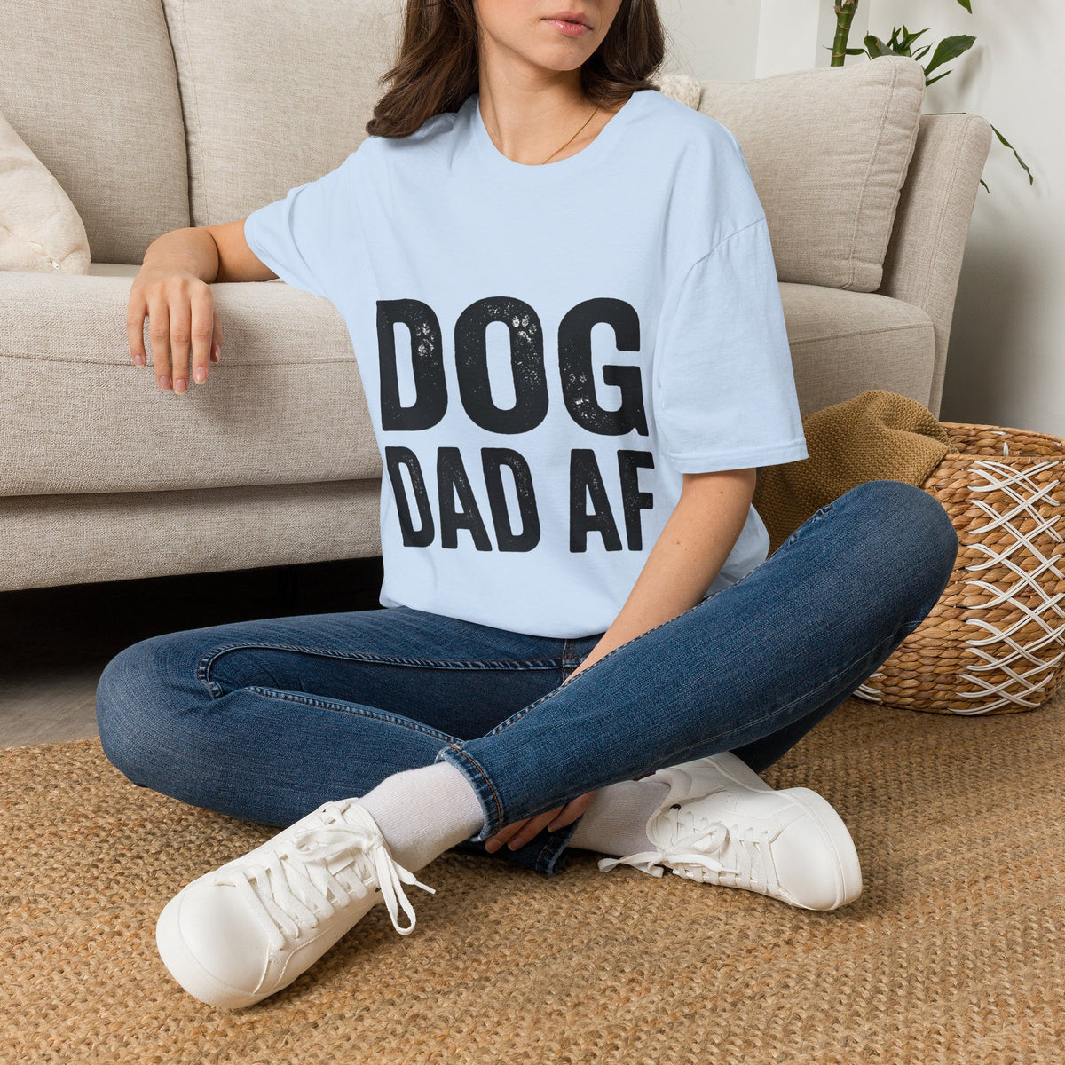 Dog Dad Af Unisex Softstyle T-Shirt
