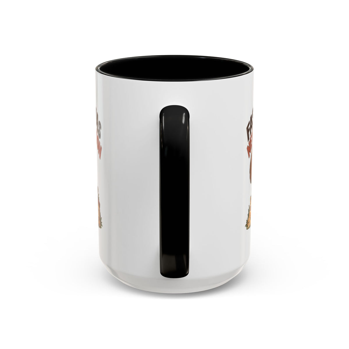 Funny And Witty "Fasting Was Never An Option" Accent Coffee Mug (11, 15oz)