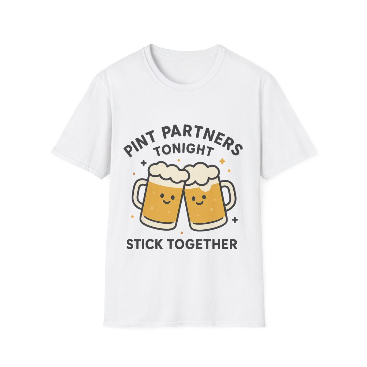 Pint Partners Stick Together Cute Best Friends Graphic Tee, Funny Brewery Friendship T-Shirt - Trending Now - September 2026