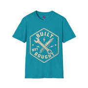 Built Not Bought T-Shirt — Vintage Mechanic Wrench & Spark Plug Tee