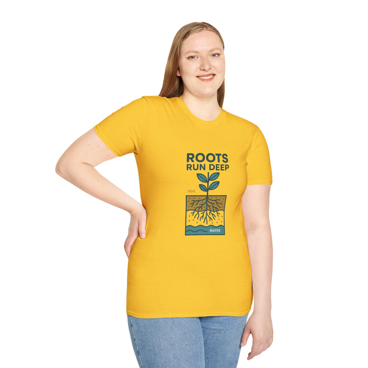 Roots Run Deep T-Shirt — Eco Plant Graphic Tee - Trending Now - August 2026