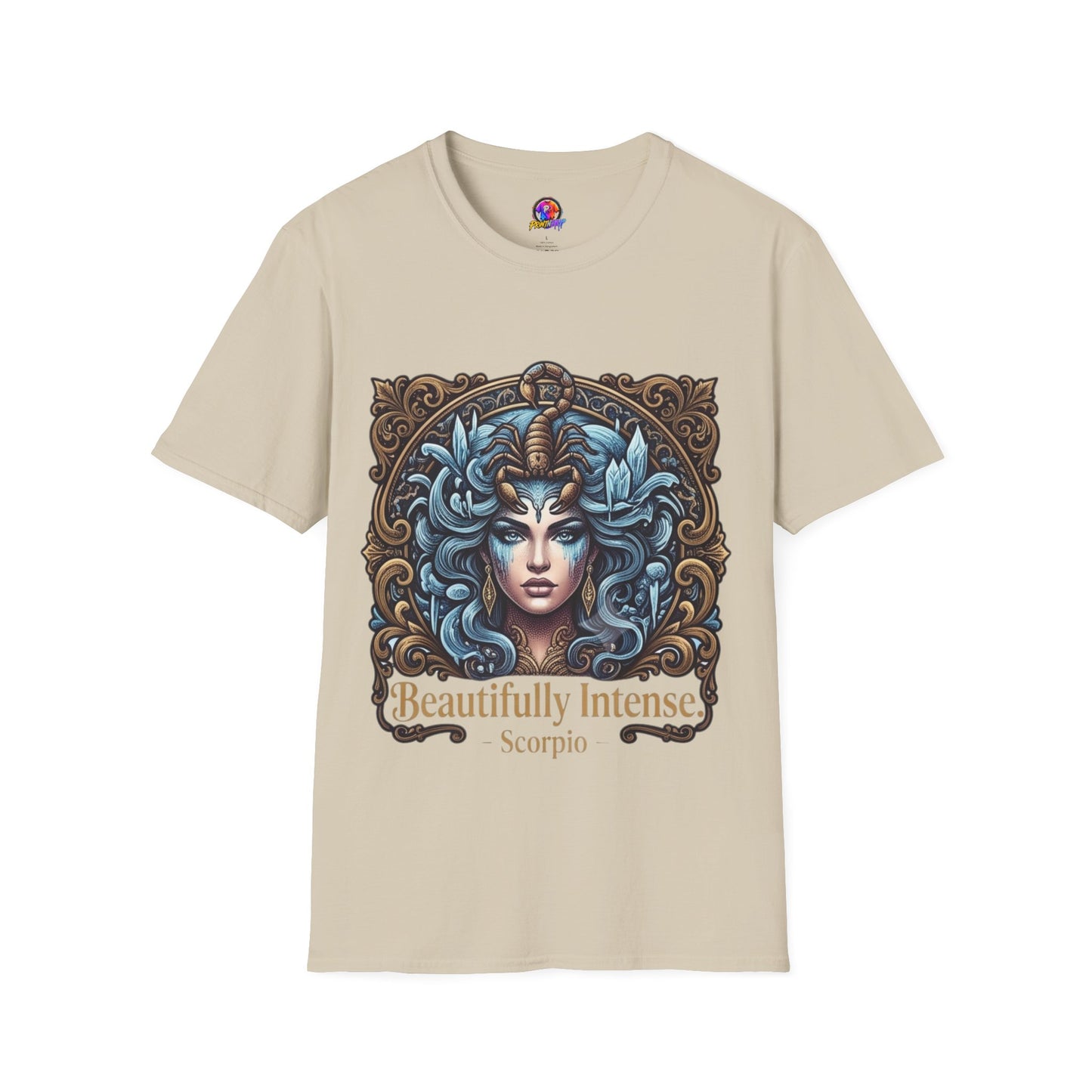 Scorpio Astrology T-Shirt — "Beautifully Intense" Zodiac Graphic Tee