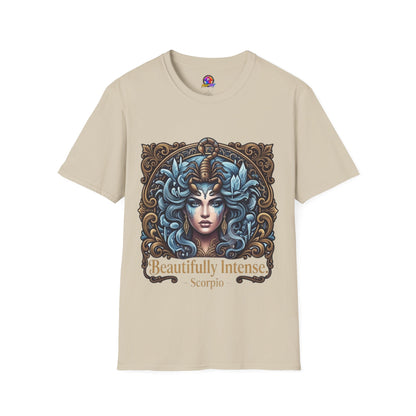 Scorpio Astrology T-Shirt — "Beautifully Intense" Zodiac Graphic Tee