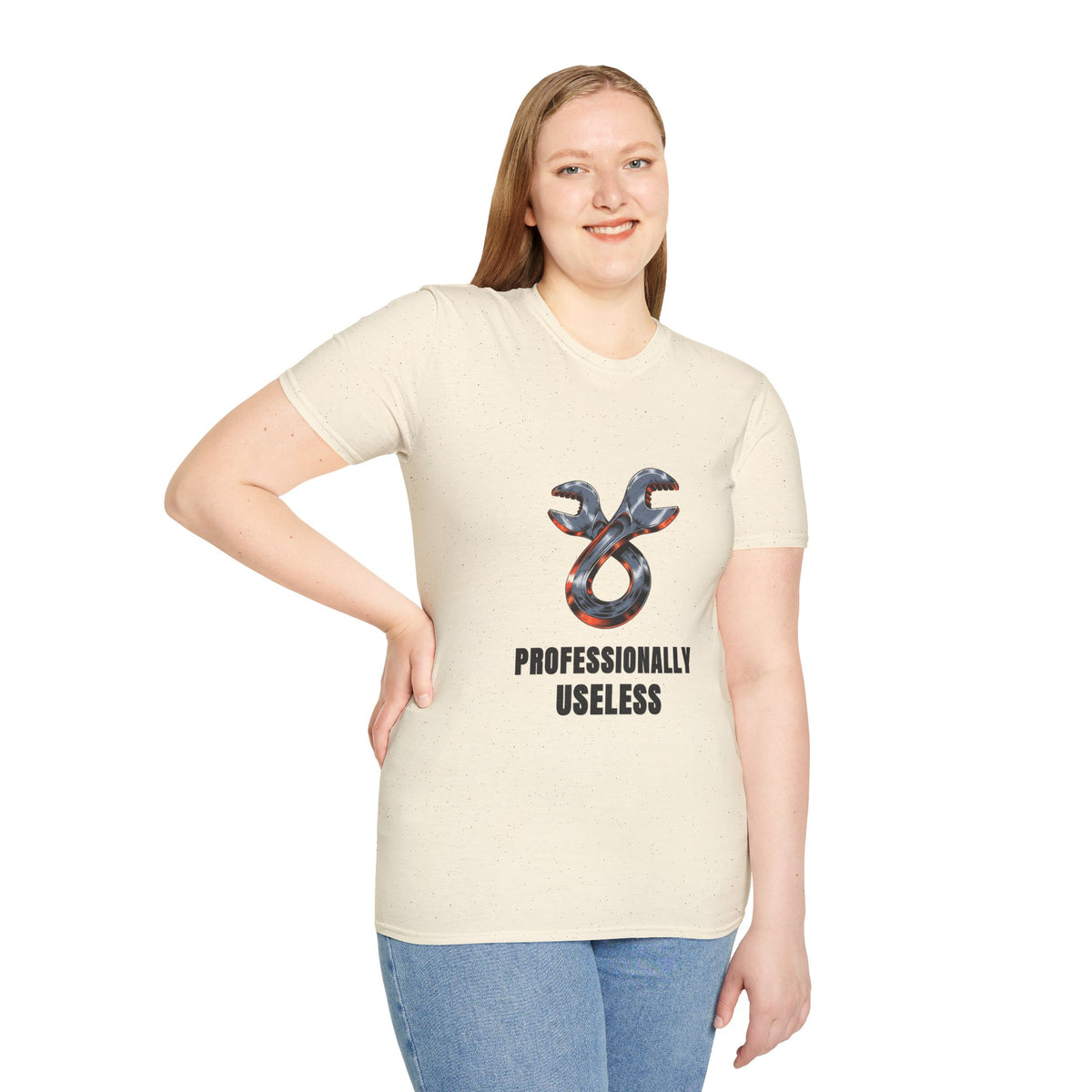 T-Shirt — 'Professionally Useless' Wrench Graphic Tee - Trending Now - August 2026