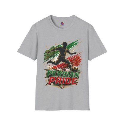 Iran Persian Pride Soccer Tee — Iranian Football Fan T-Shirt