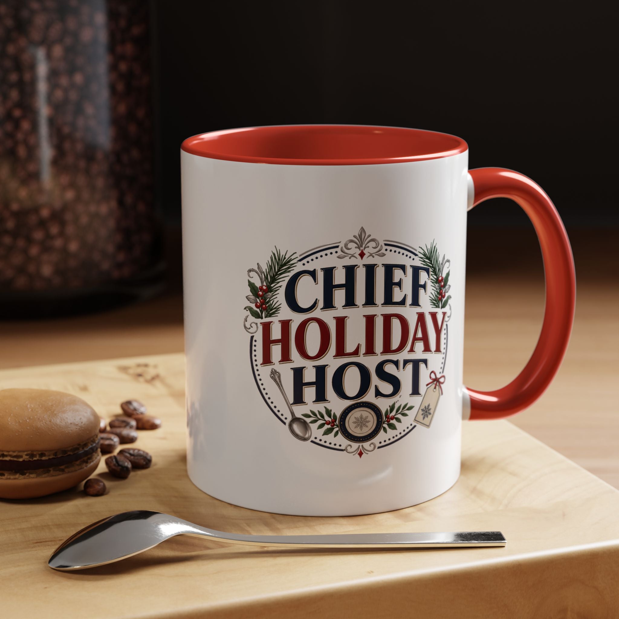 Christmas Chief Holiday Host Coffee Mug — Festive Christmas Morning Gift
