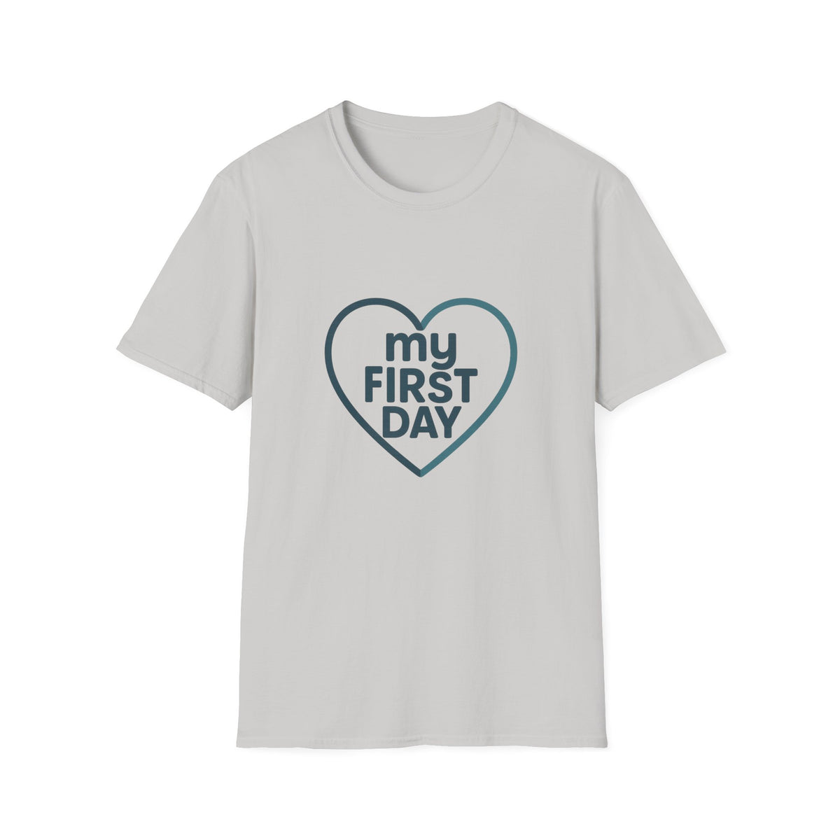 T-Shirt — Minimal Heart 'my first day' Graphic Tee, New Mom Gift - Trending Now - August 2026