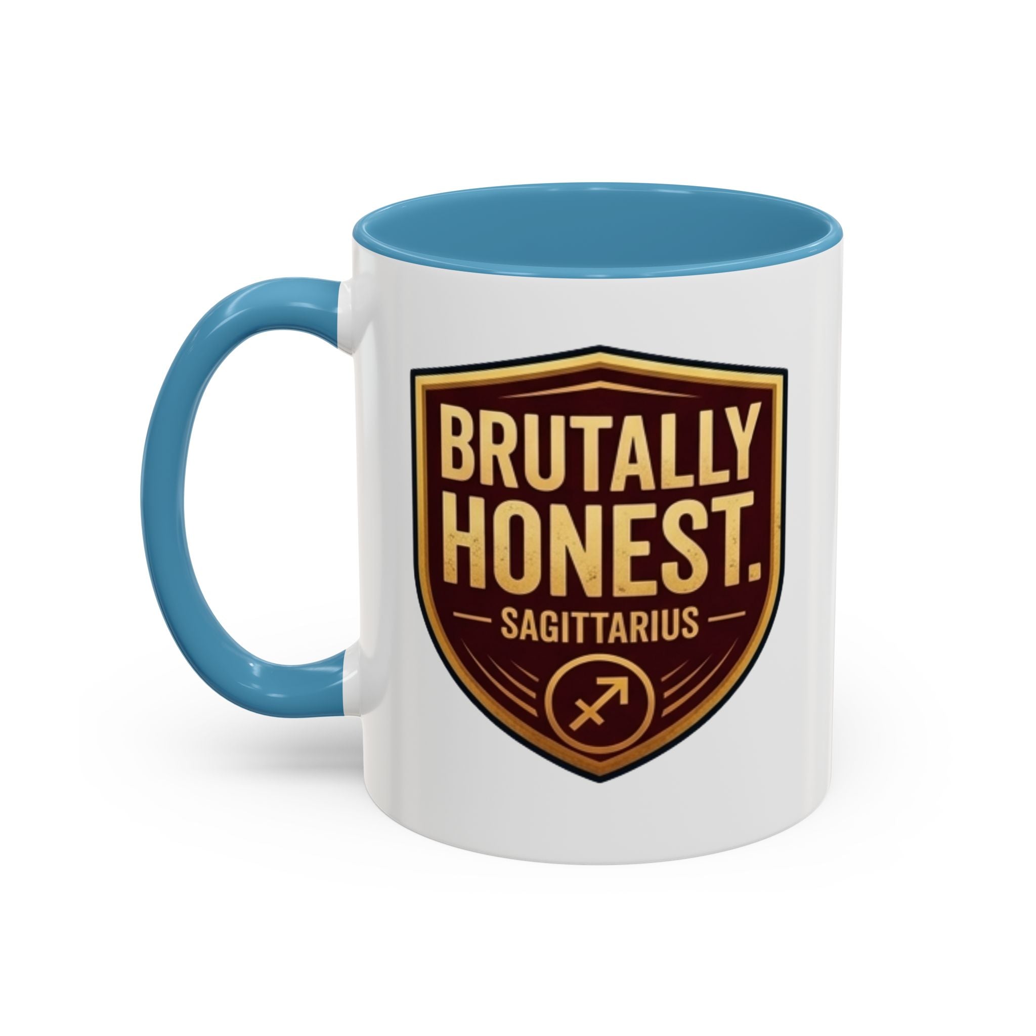 Sagittarius Coffee Mug - "Brutally Honest" Zodiac Accent Mug (11/15oz)