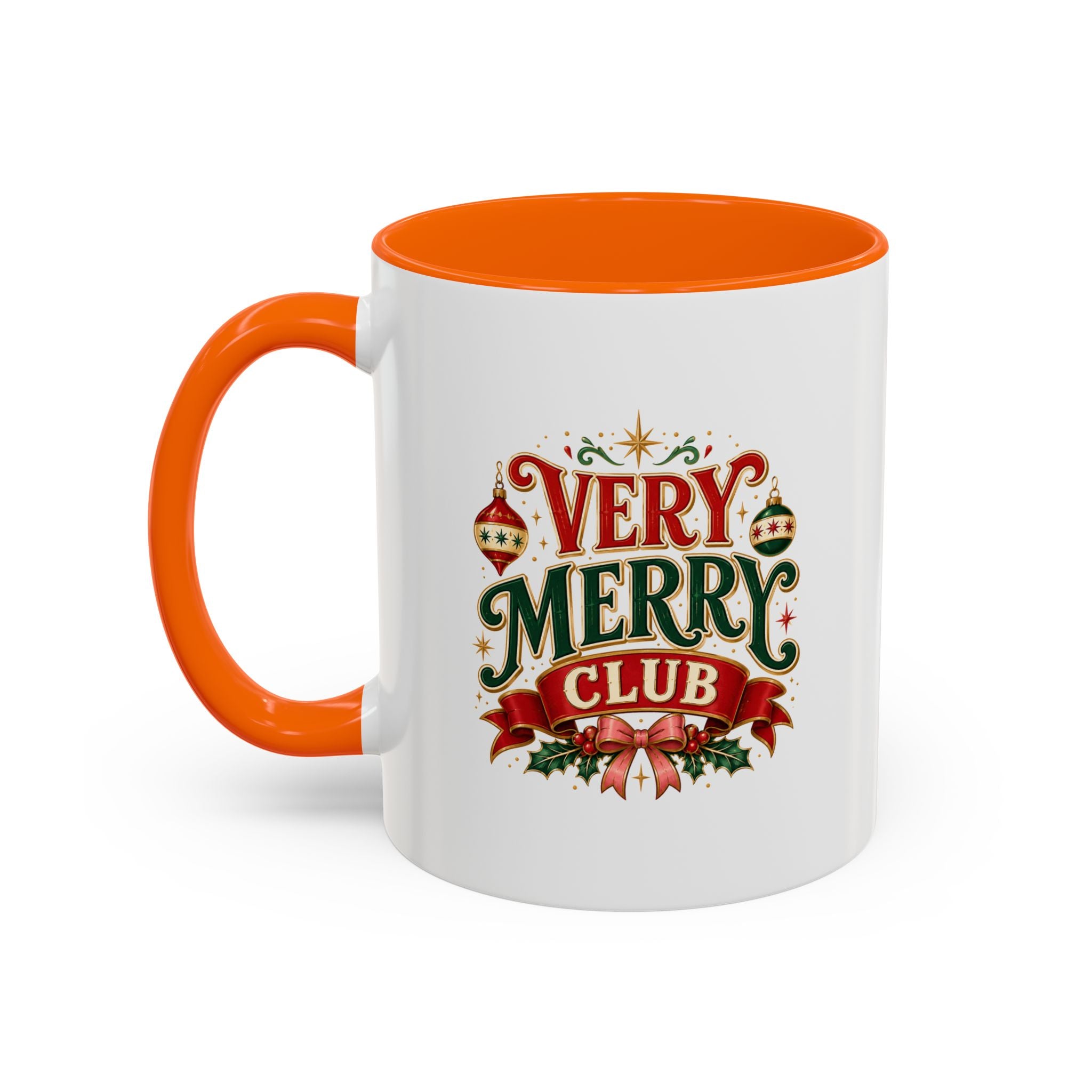 Very Merry Club Coffee Mug — Christmas Holiday Accent Mug