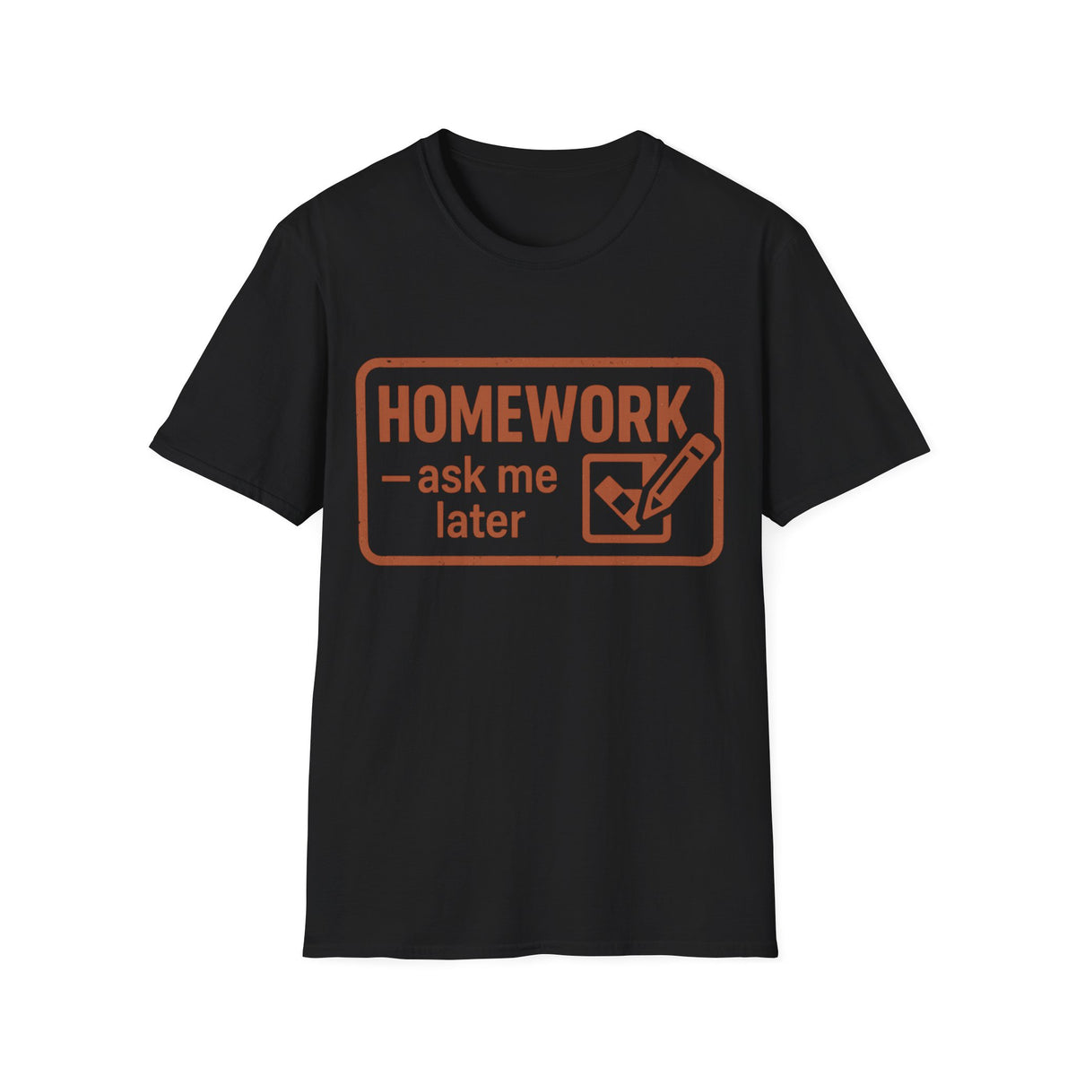 Homework Club T‑Shirt — 'Homework? Done Later' Retro Badge Tee - Trending Now - August 2026