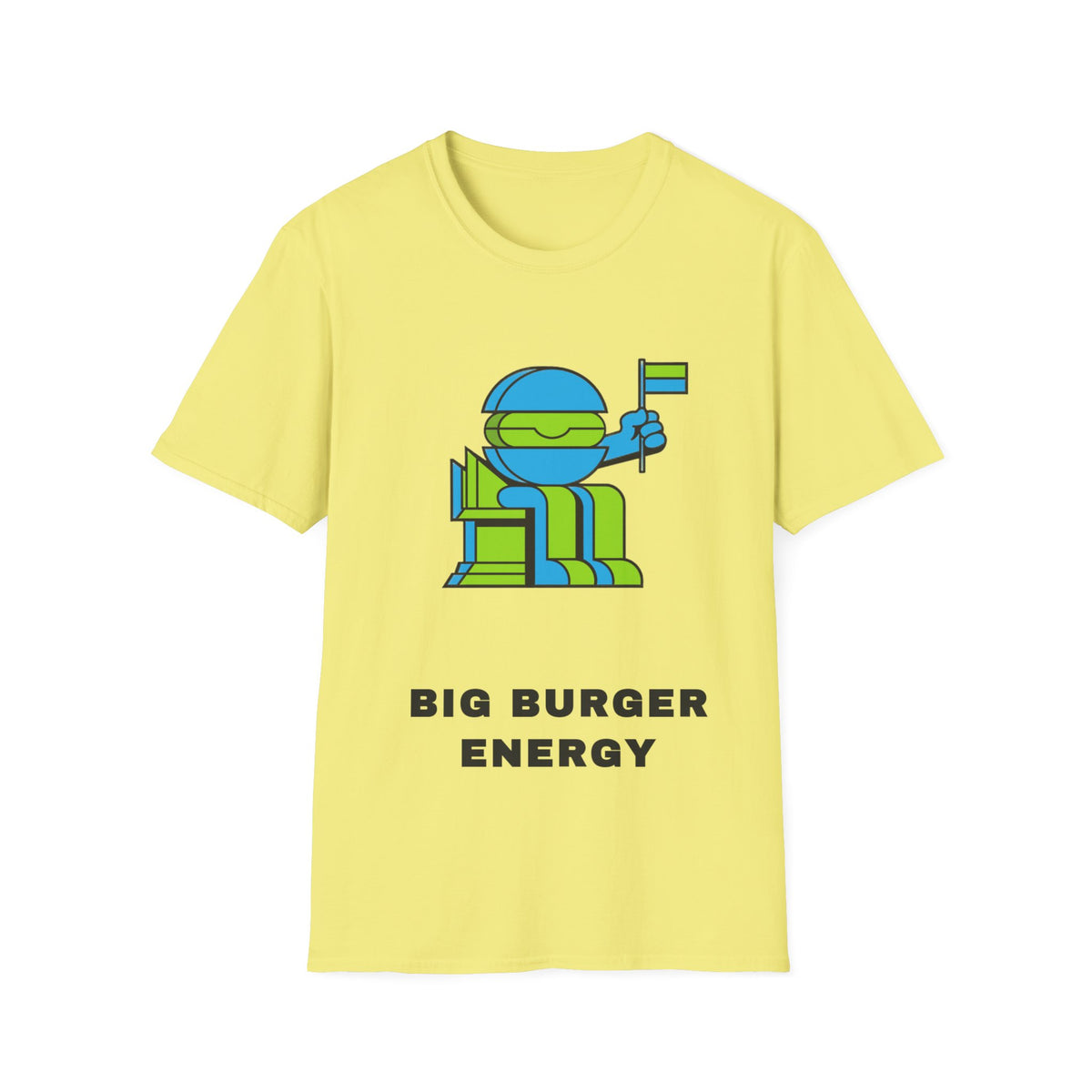 Big Burger Energy T-Shirt — Cute Retro Robot Graphic Tee - Trending Now - September 2026