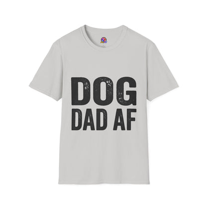 Dog Dad Af Unisex Softstyle T-Shirt