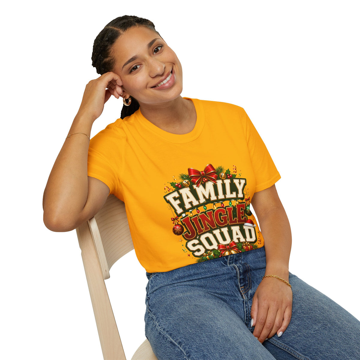 Family Jingle Squad Christmas T-Shirt — Festive Holiday Tee