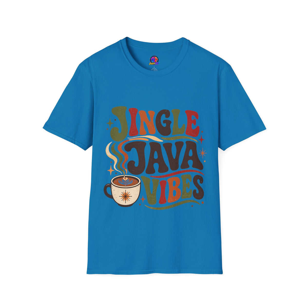 Retro "Jingle Java Vibes" T-Shirt