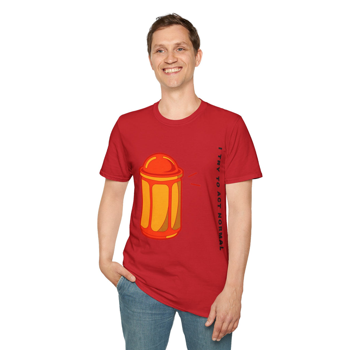 T-Shirt — 'I Try to Be a Grown-Up' Cartoon Fire Hydrant Graphic Tee - Trending Now - September 2026