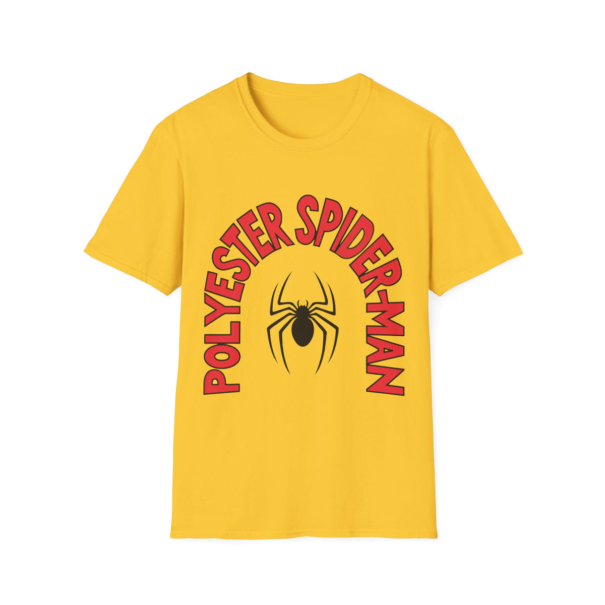 Spider Graphic T-Shirt — "Polyester Spiderman" Retro Spider Logo Tee - Trending Now - August 2026