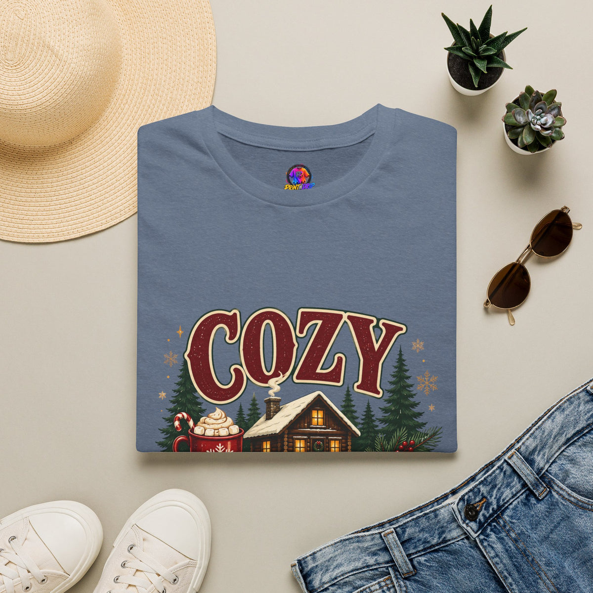 Cozy Cabin Christmas T-Shirt