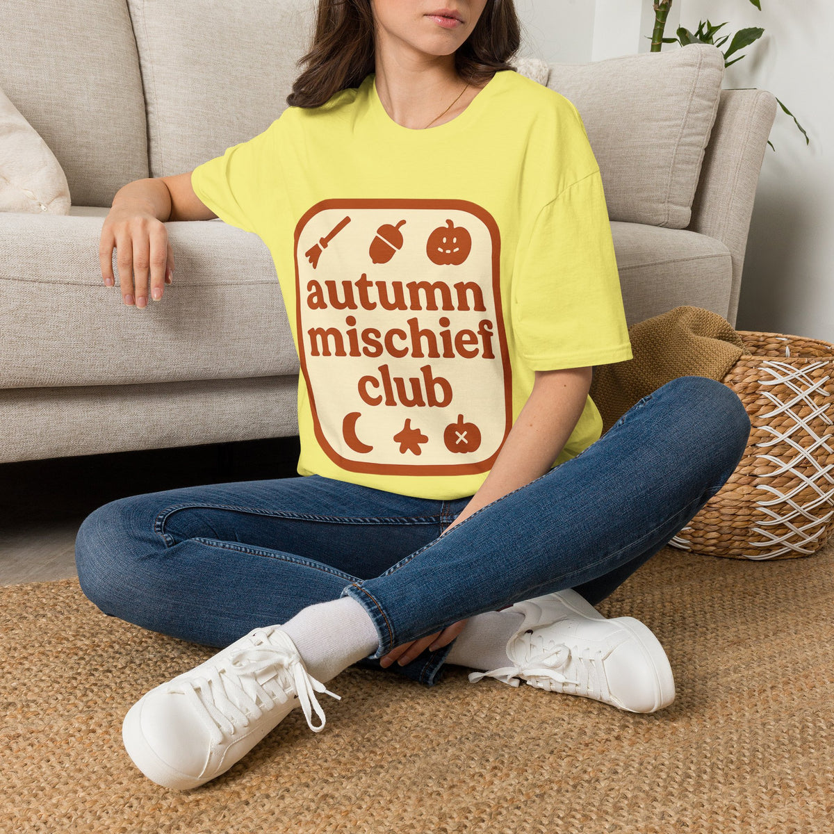 Autumn Mischief Club T-Shirt — Cozy Fall Graphic Tee - Trending Now - August 2026