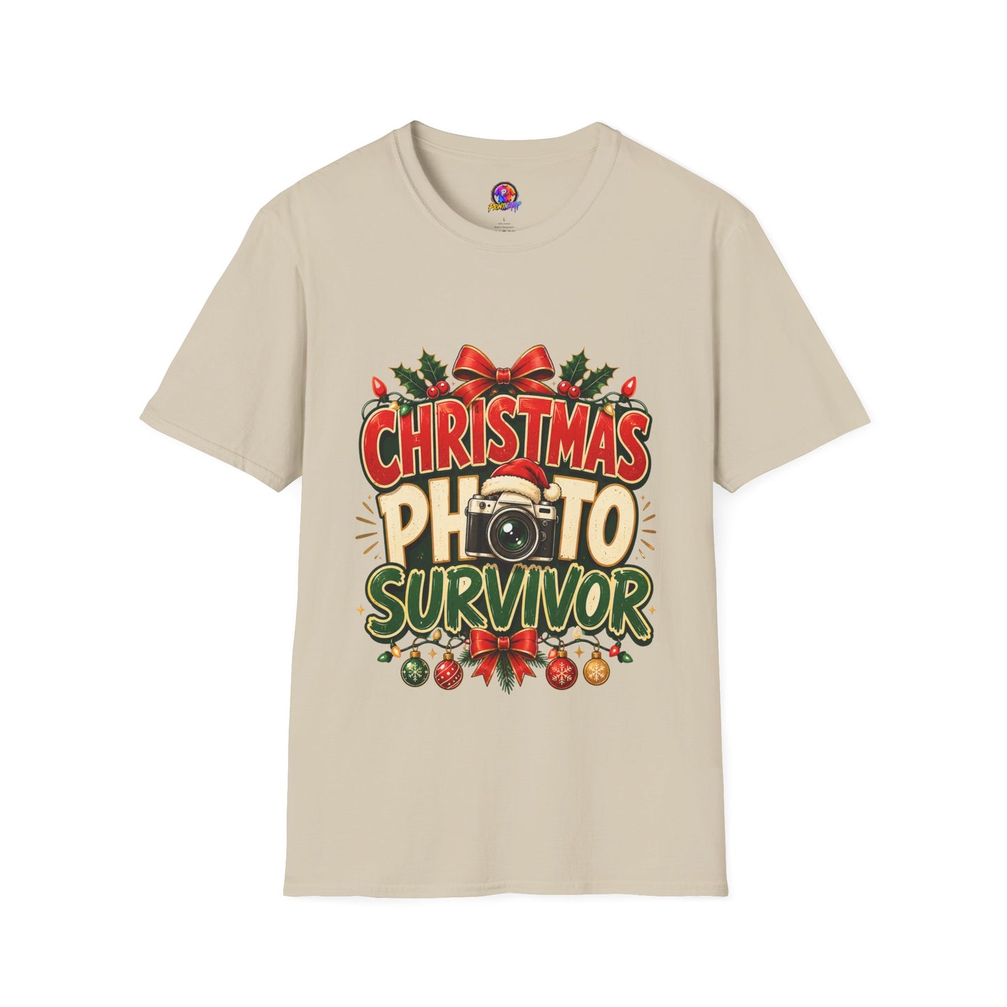 Christmas Photo Survivor T-Shirt — Funny Holiday Graphic Tee