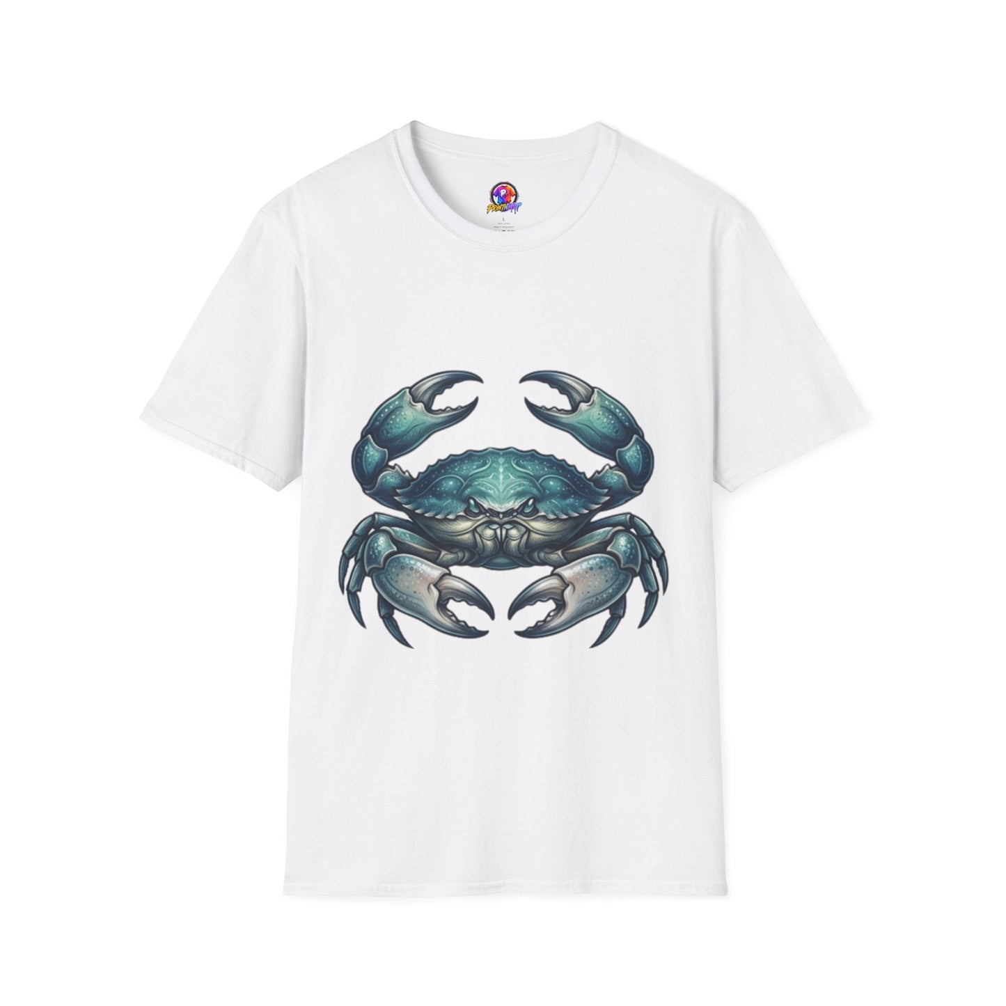 Crab Graphic T-Shirt — Coastal Sea Creature Tee