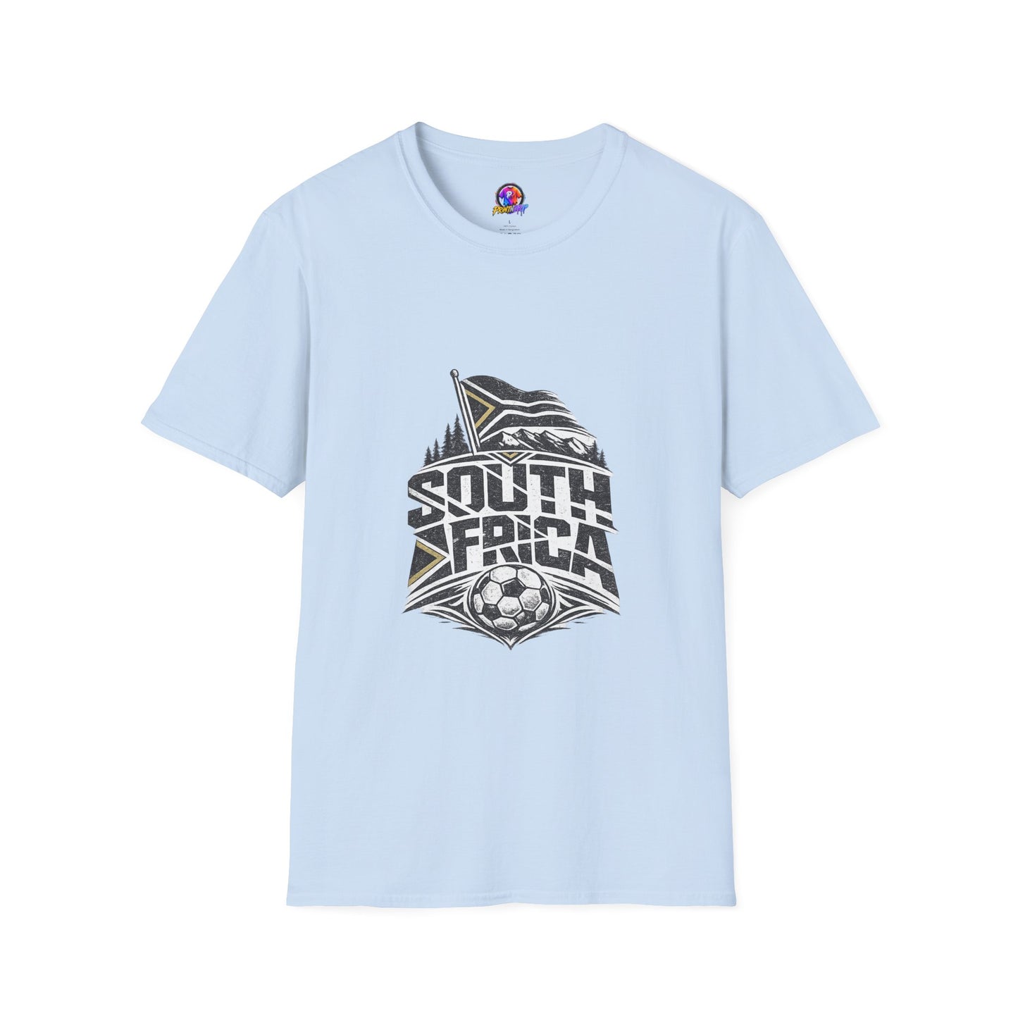 South Africa Flag & Soccer Crest T‑Shirt