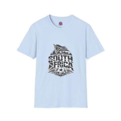 South Africa Flag & Soccer Crest T‑Shirt