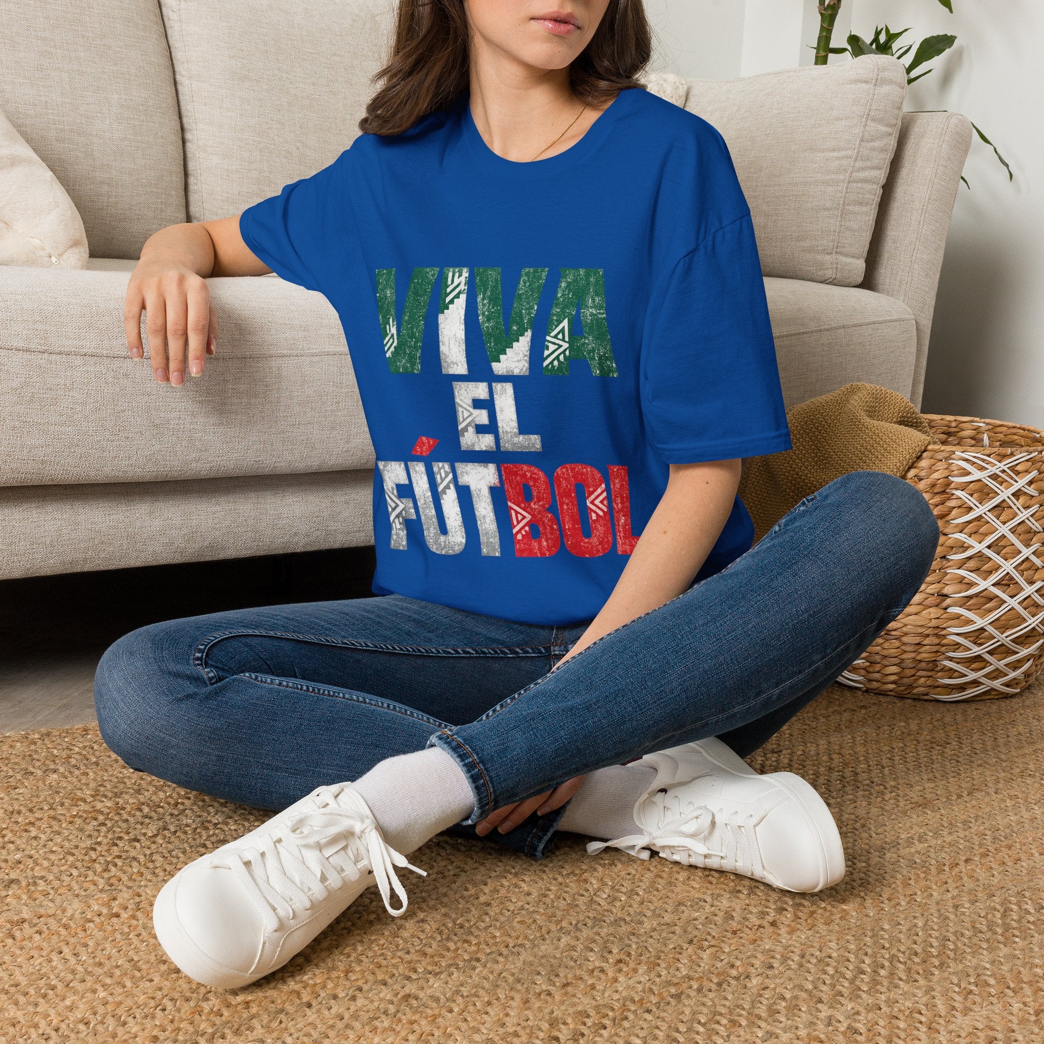 Mexico T-Shirt — "Viva El Fútbol" Mexican Soccer Graphic Tee