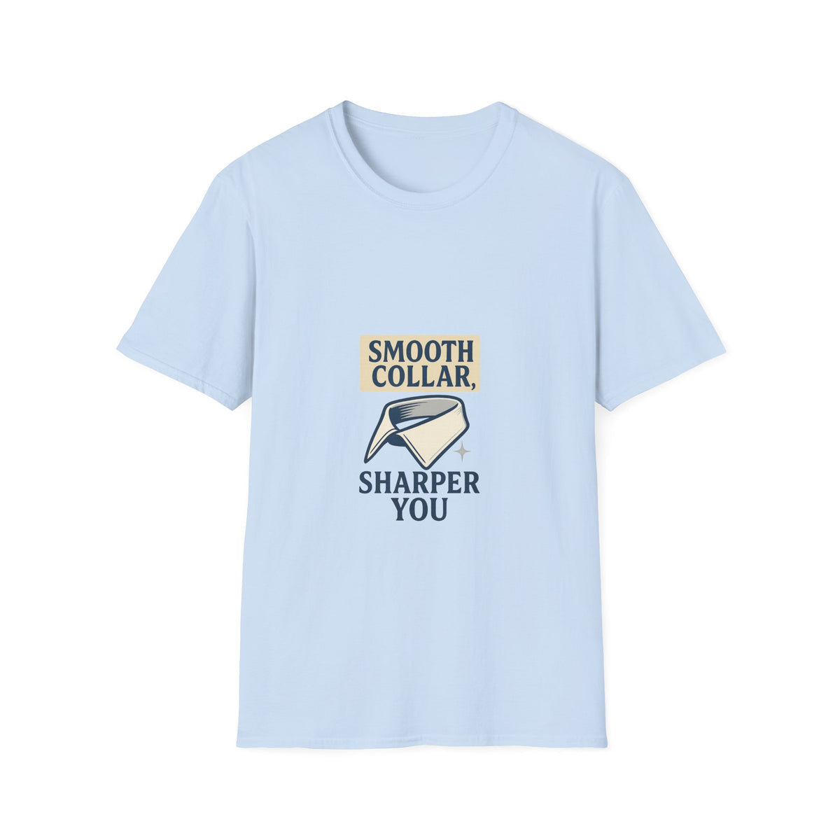 T-Shirt — "Smooth Collar, Sharper You" Razor Graphic Tee - Trending Now - October 2026