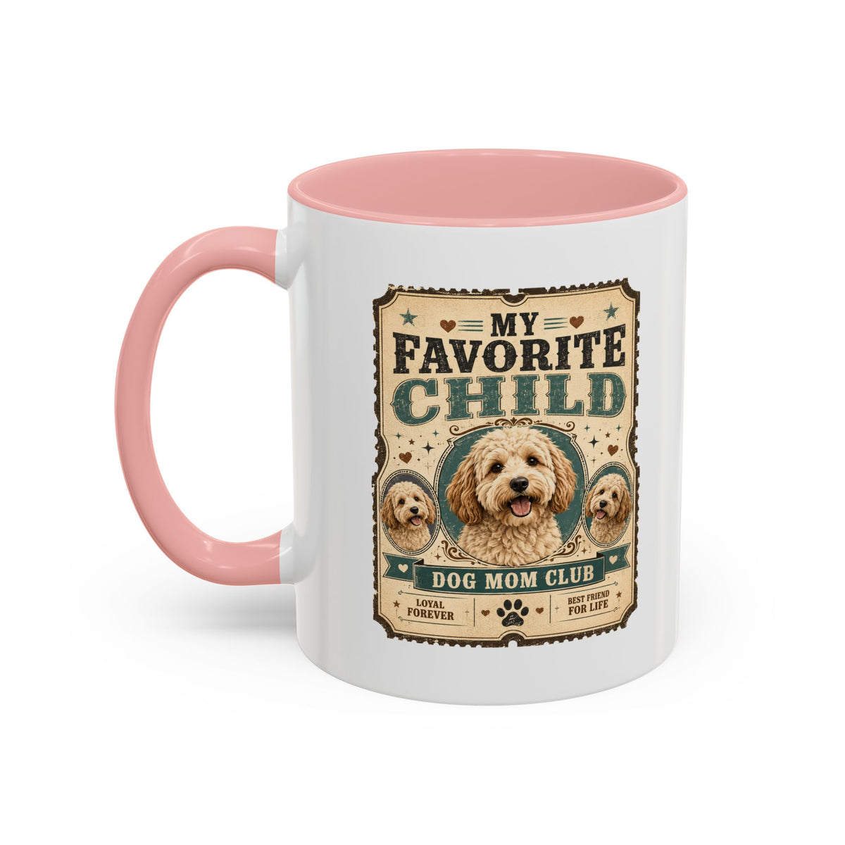Milo Bailey Dog Dad Mom My Favorite Child Dog Mom Coffee Mug — Funny Dog Mom Gift