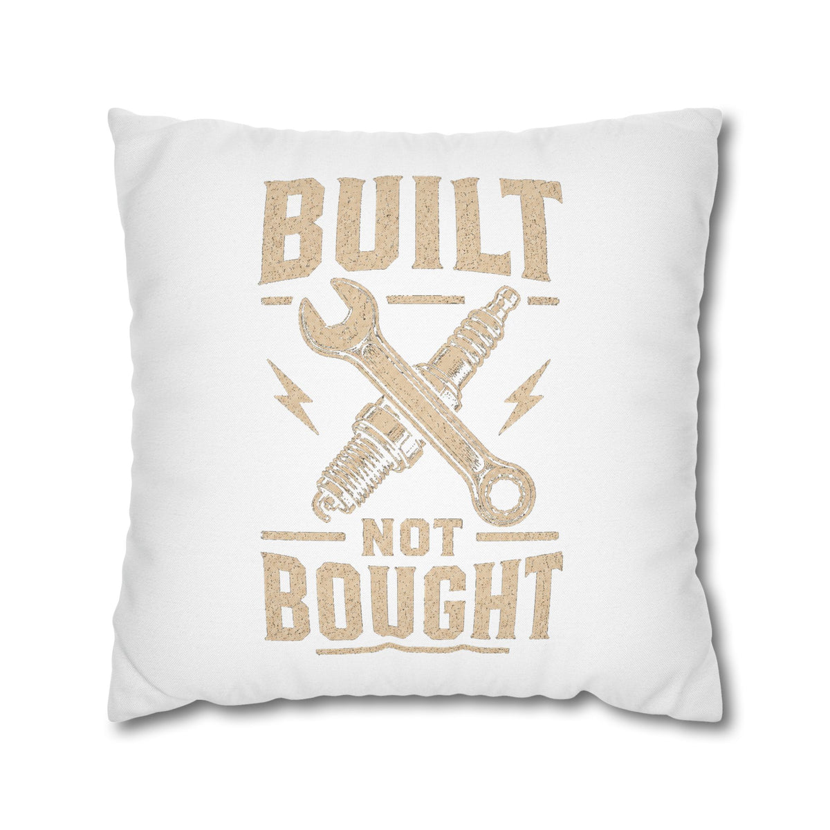 Built Not Bought Decorative Pillowcase Milo Bailey Dog Dad Mom