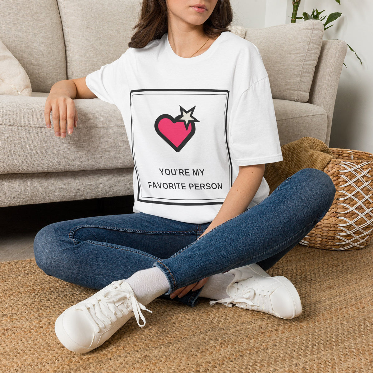 T‑Shirt — "You're My Favorite Person" Heart Graphic Tee - Trending Now - August 2026
