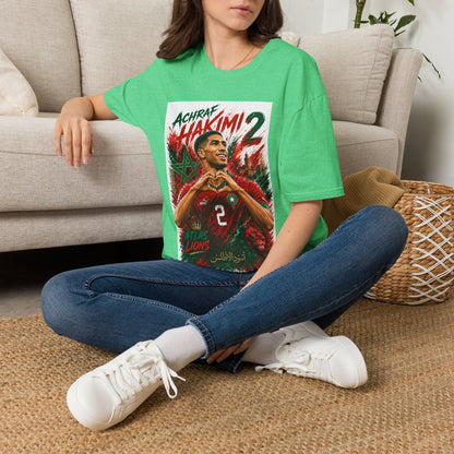 Achraf Hakimi #2 Soccer T-Shirt — Morocco Football Fan Tee