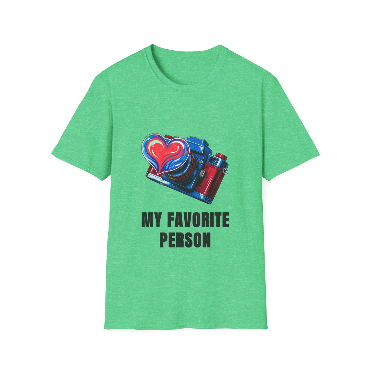My Favorite Person Camera Heart T-Shirt — Photography Lover Graphic Tee - Trending Now - August 2026