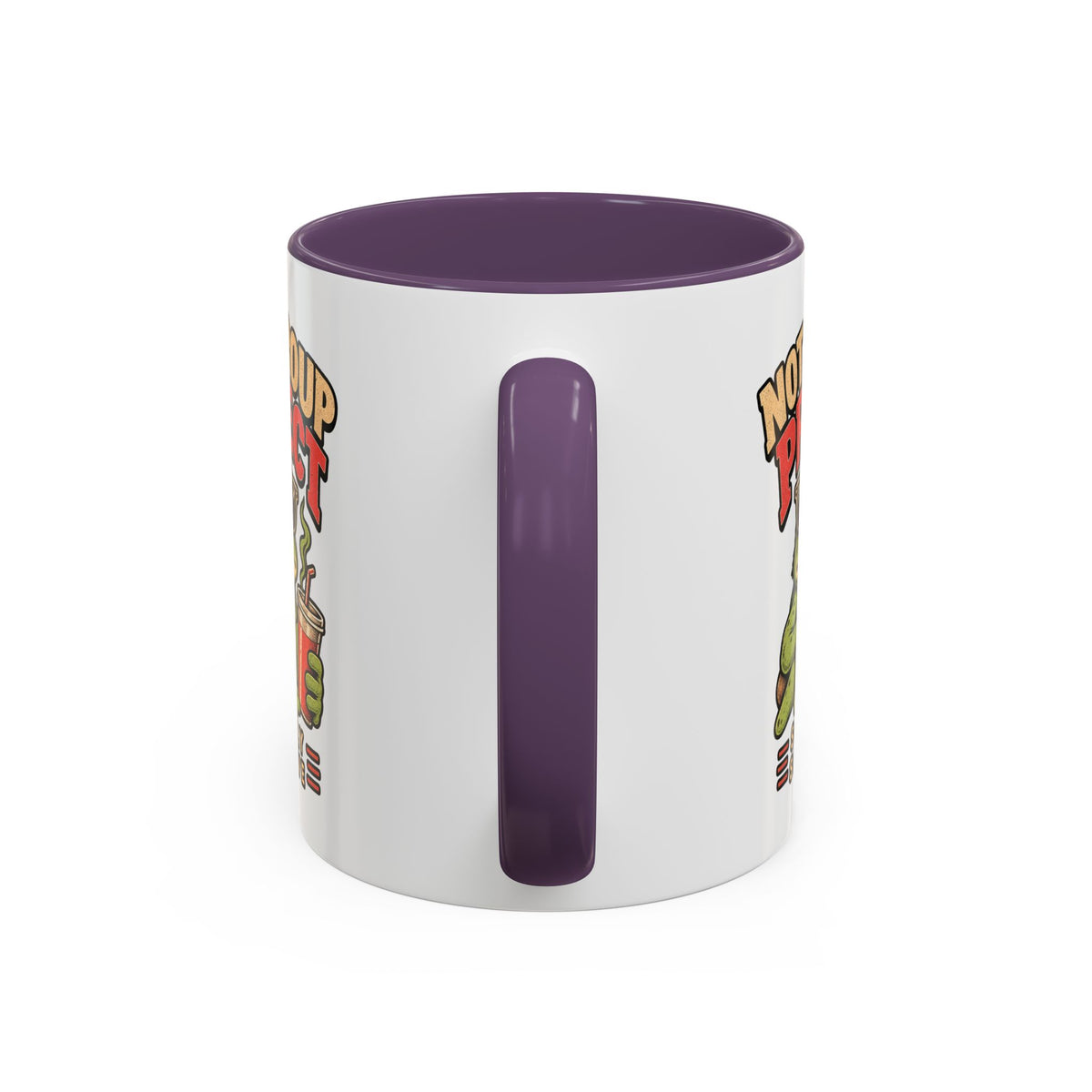 Funny And Witty "Not A Group Project" Accent Coffee Mug (11, 15oz)
