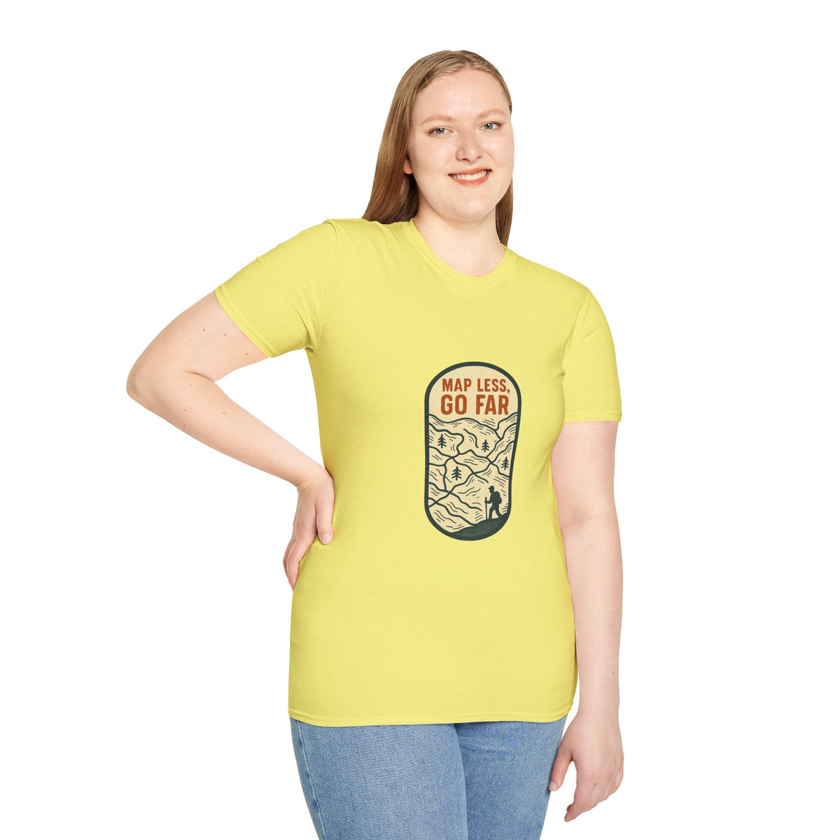 Map Less Go Far T‑Shirt — Vintage Adventure Travel Tee - Trending Now - August 2026
