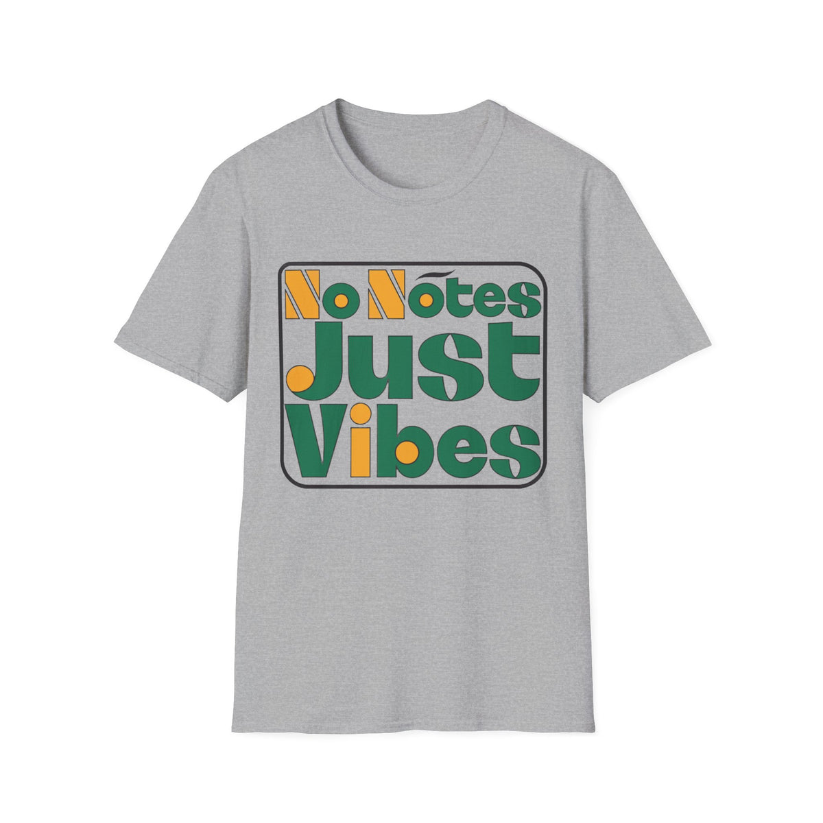 Just Vibes T‑Shirt — "No Notes Just Vibes" Retro Graphic Tee - Trending Now - August 2026
