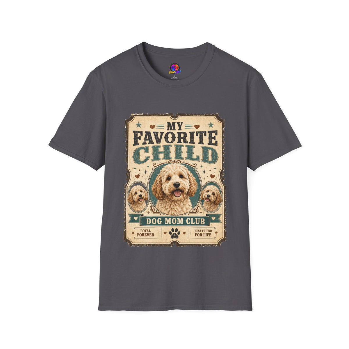 Favorite Child T-Shirt — "My Favorite Child" Dog Mom Club Vintage Tee