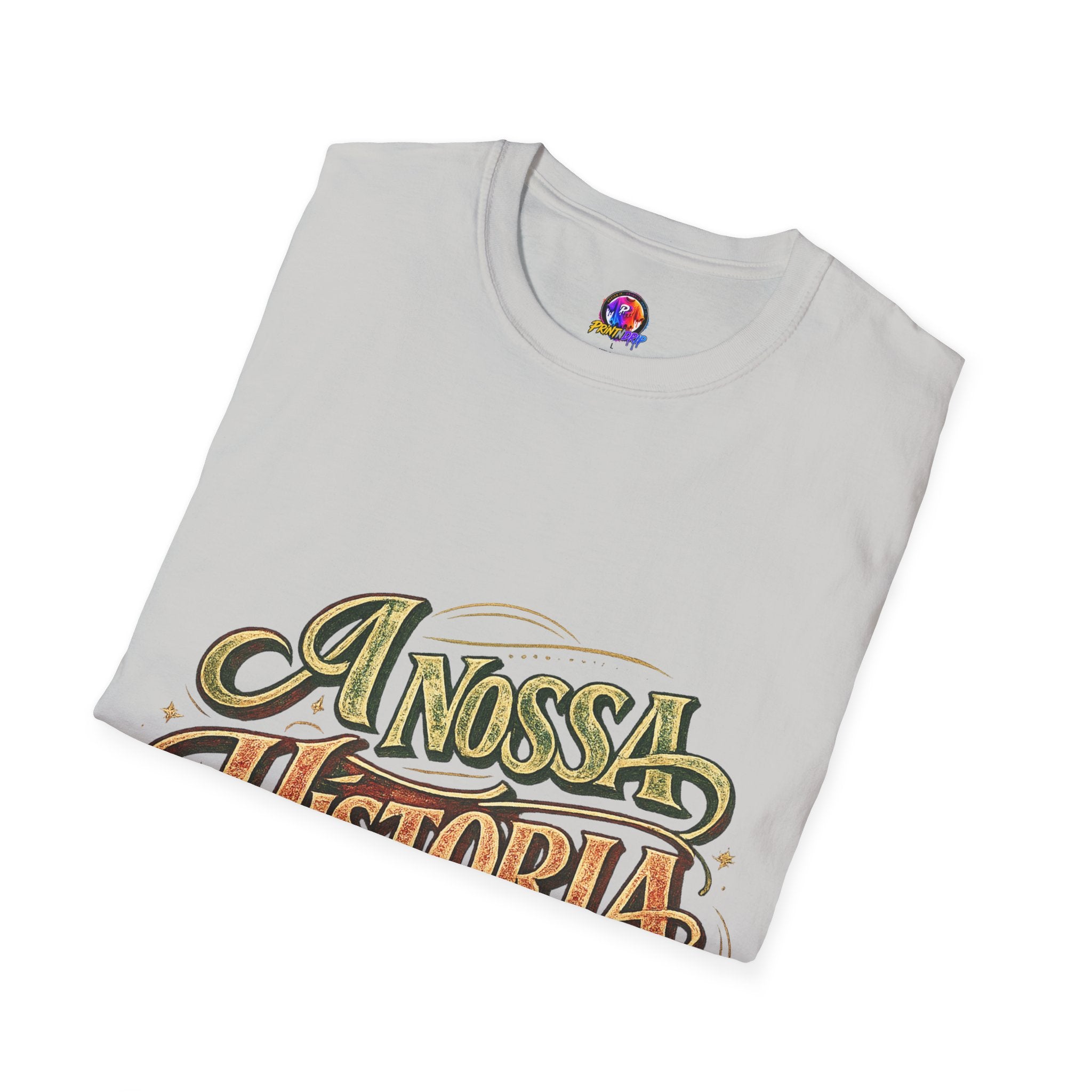 Portugal T-Shirt — "A Nossa História" Vintage Compass Graphic Tee