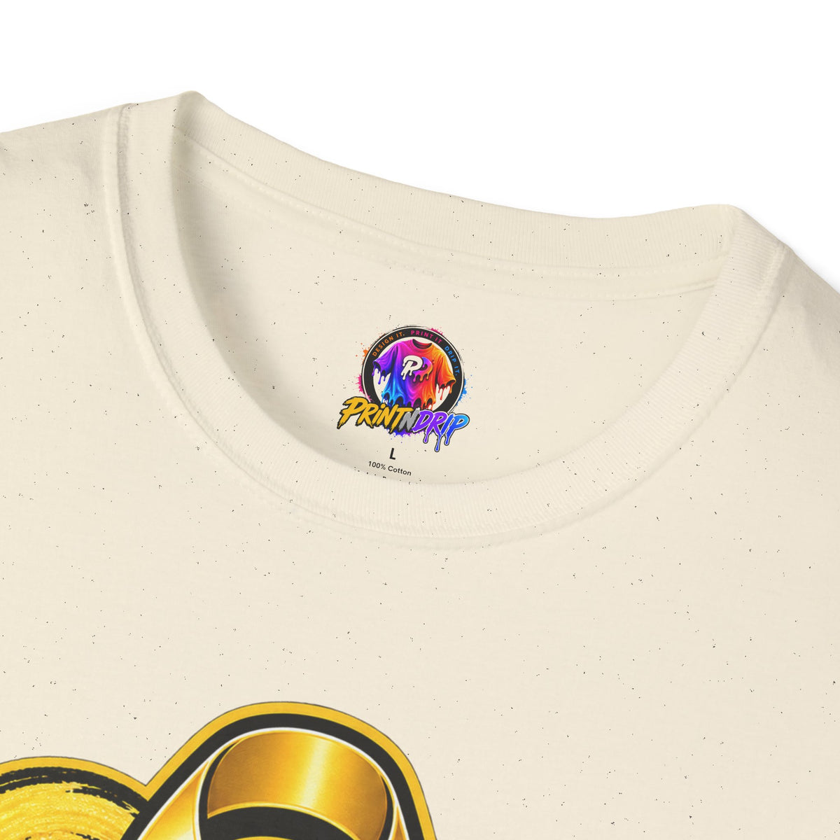 Gold September T-Shirt — Childhood Cancer Awareness Ribbon Tee