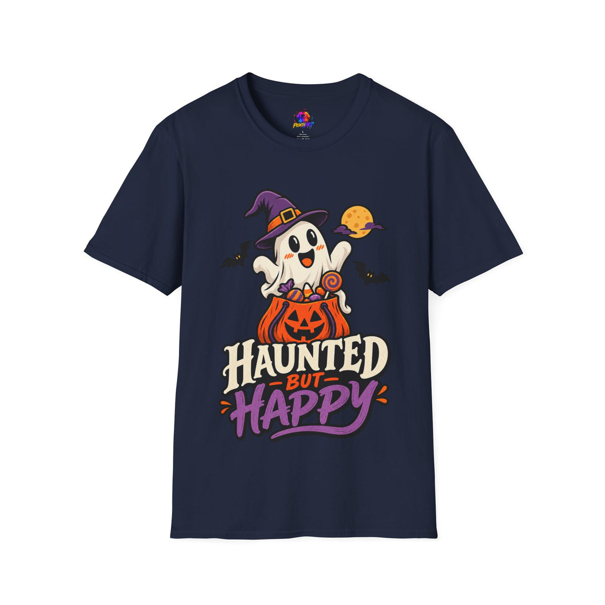 Haunted But Happy Halloween T-Shirt