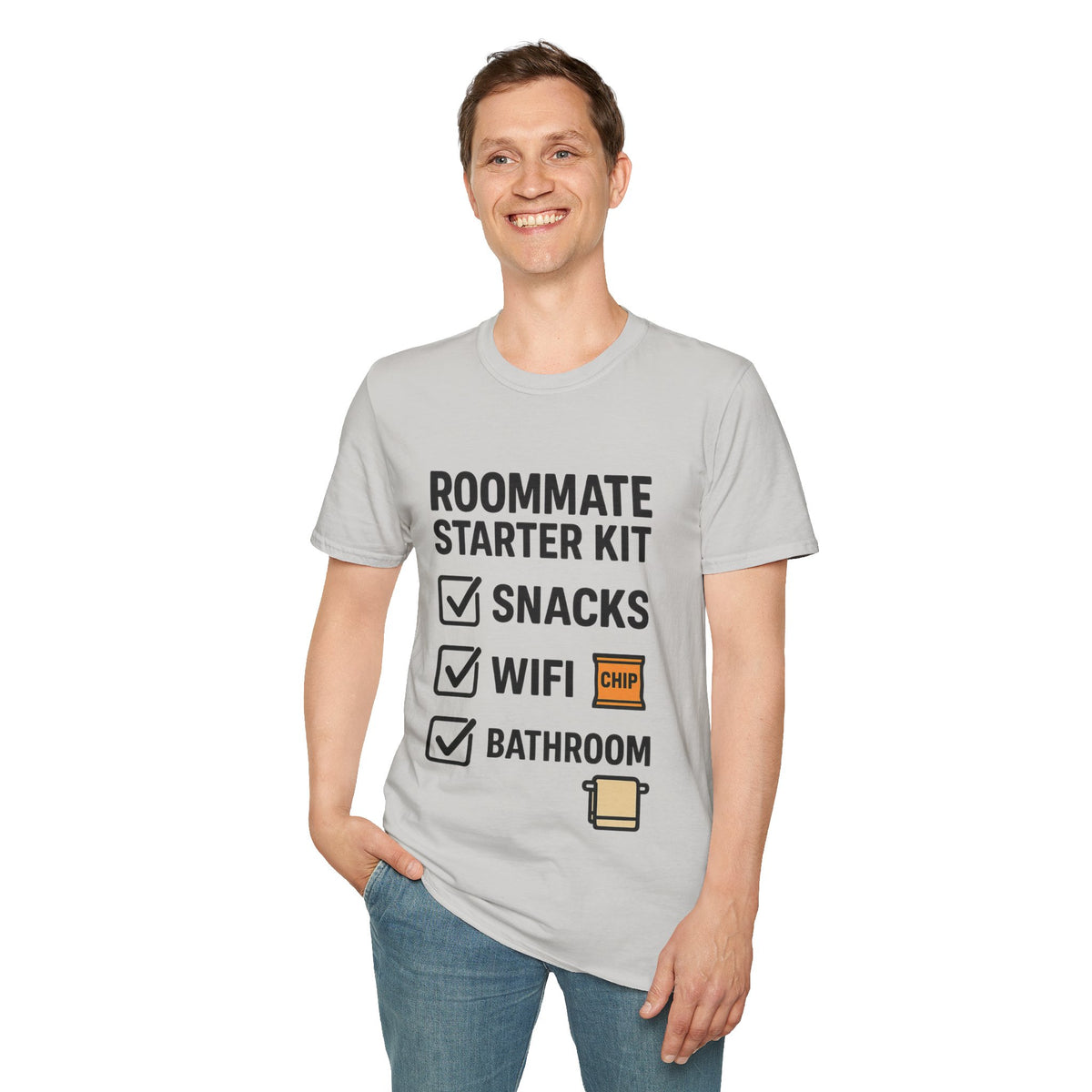 Minimal Black Graphic Tee — Subtle Block Text Design  - Trending Now - August 2026