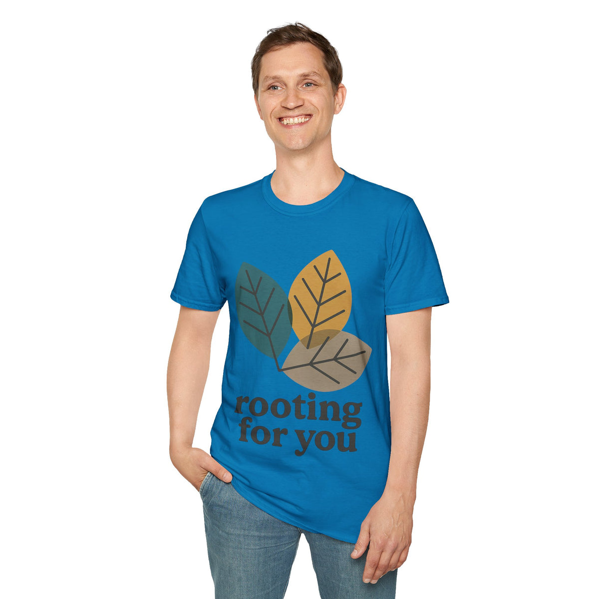 Leaf Trio T-Shirt — 'Rooting for You' Botanical Graphic Tee - Trending Now - September 2026