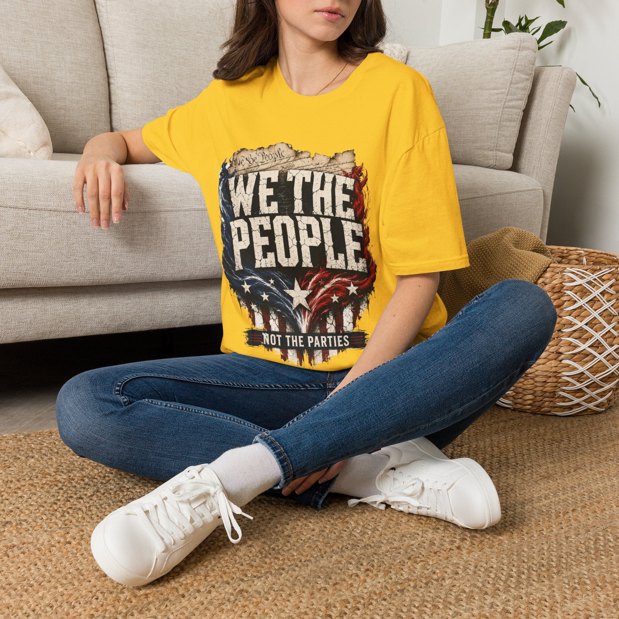 We The People T‑Shirt — Patriotic Americana Tee with ‘We The People’ Design