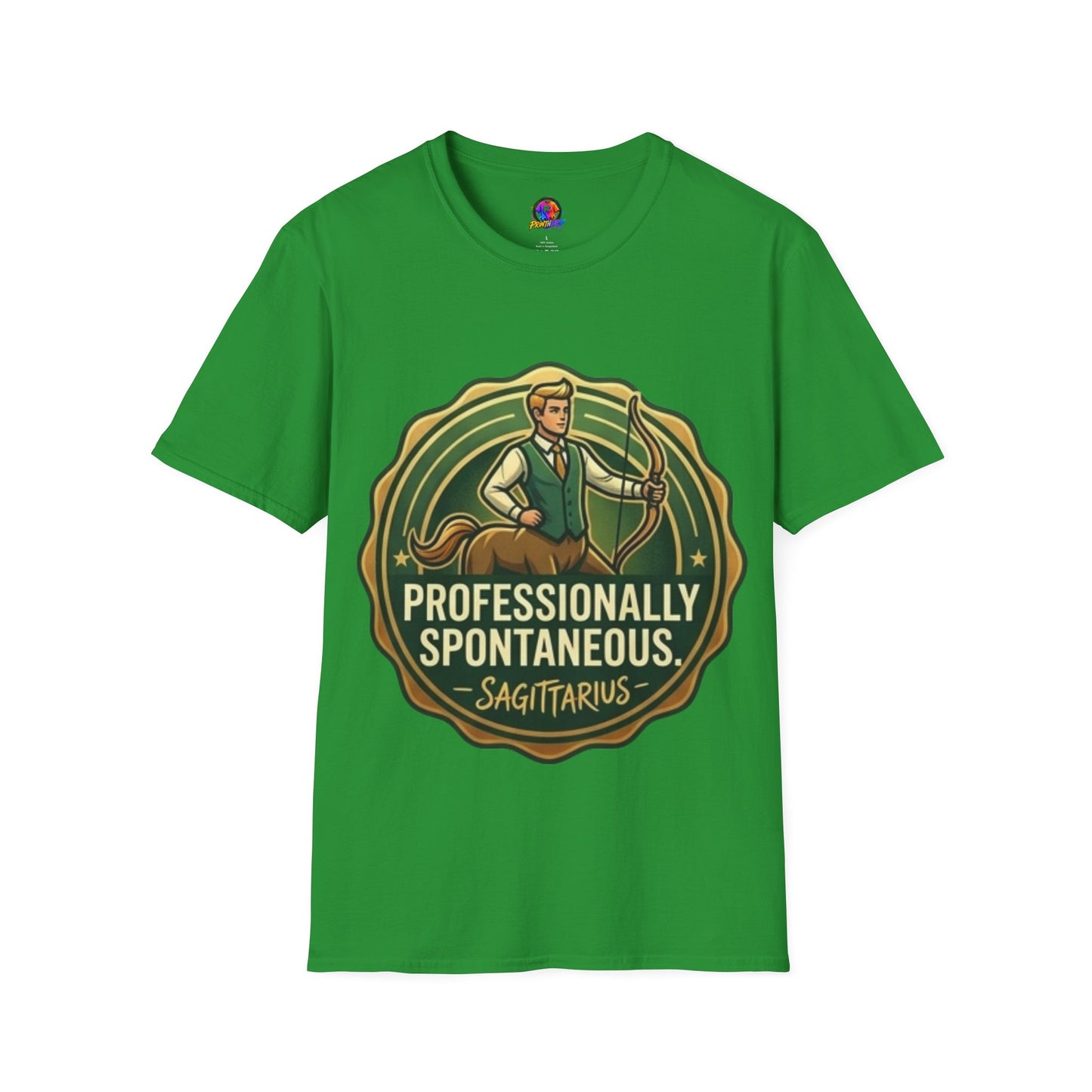 Sagittarius Archer T‑Shirt — "Professionally Spontaneous" Zodiac Tee