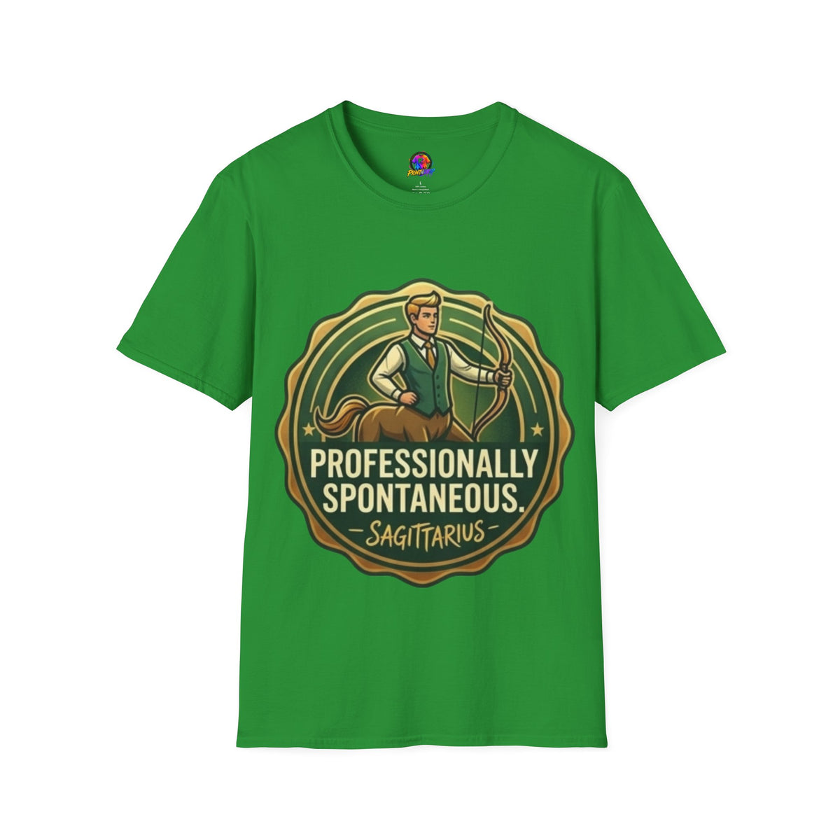 Sagittarius Archer T‑Shirt — "Professionally Spontaneous" Zodiac Tee