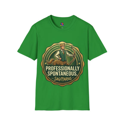 Sagittarius Archer T‑Shirt — "Professionally Spontaneous" Zodiac Tee