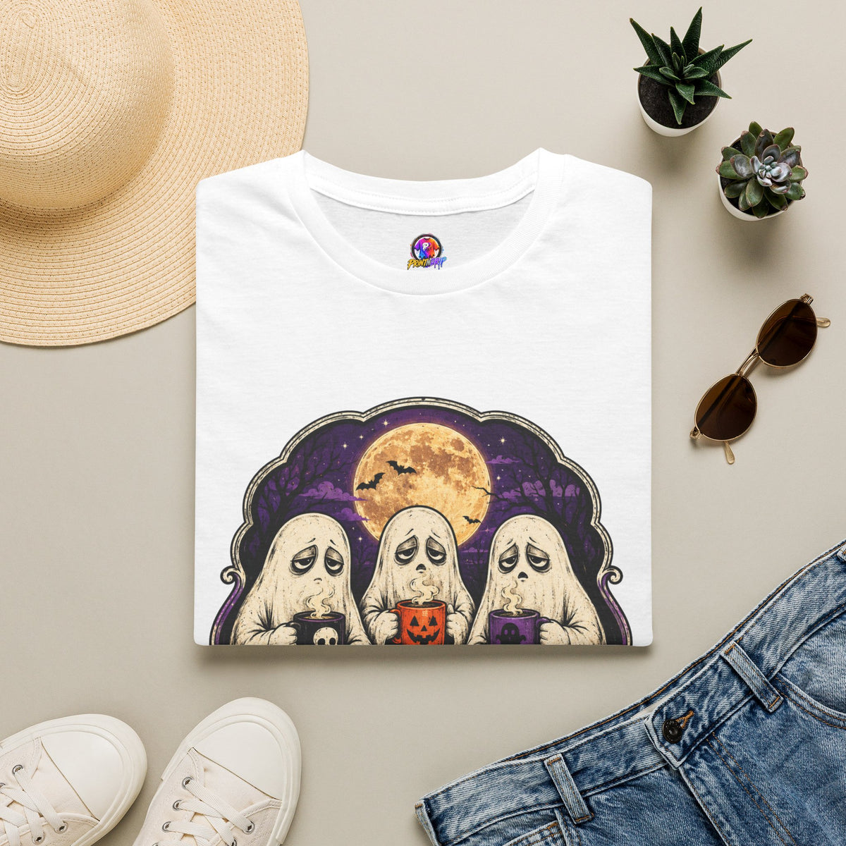 Halloween Low Energy High Spirit Unisex Softstyle T-Shirt