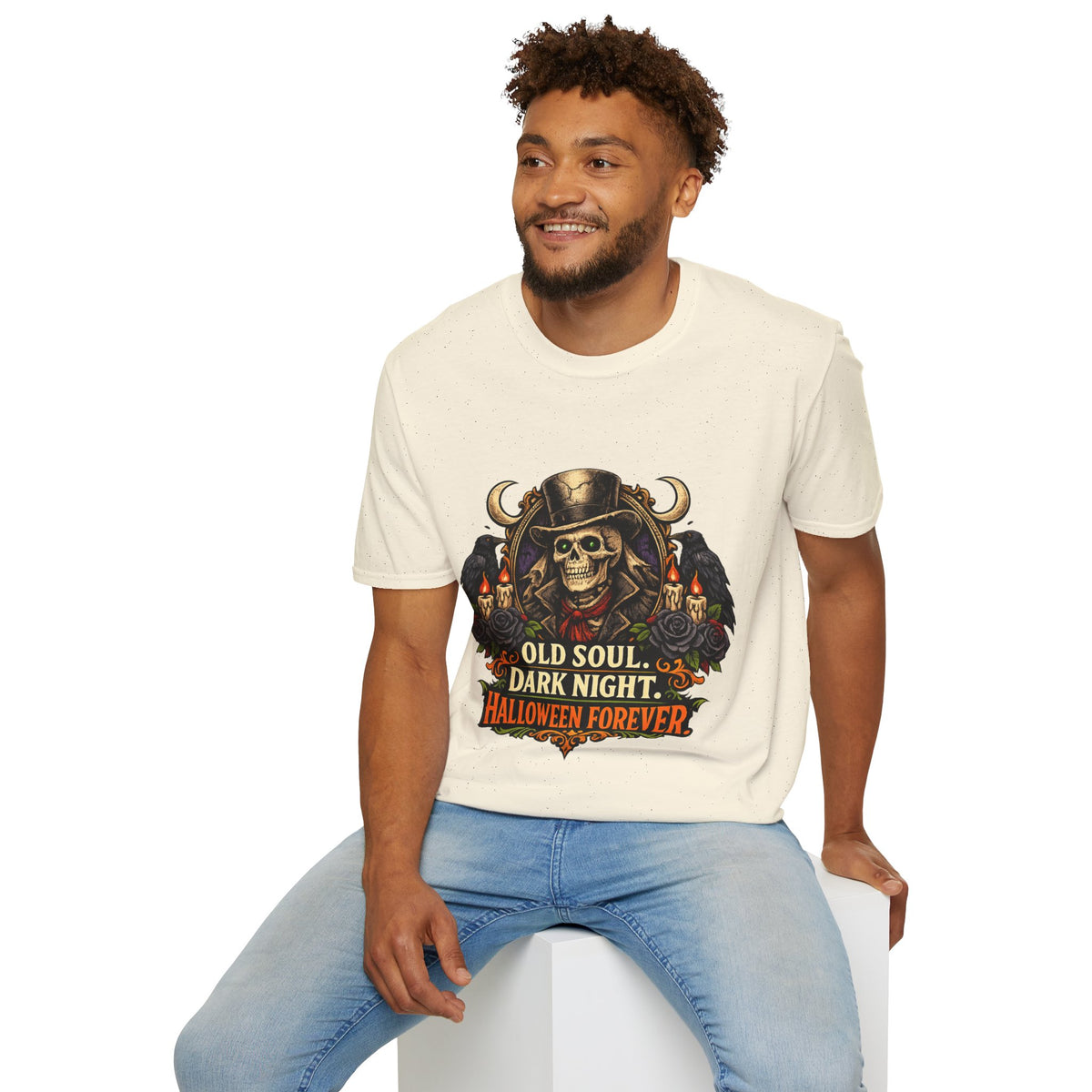 Halloween Old Soul Unisex Softstyle T-Shirt