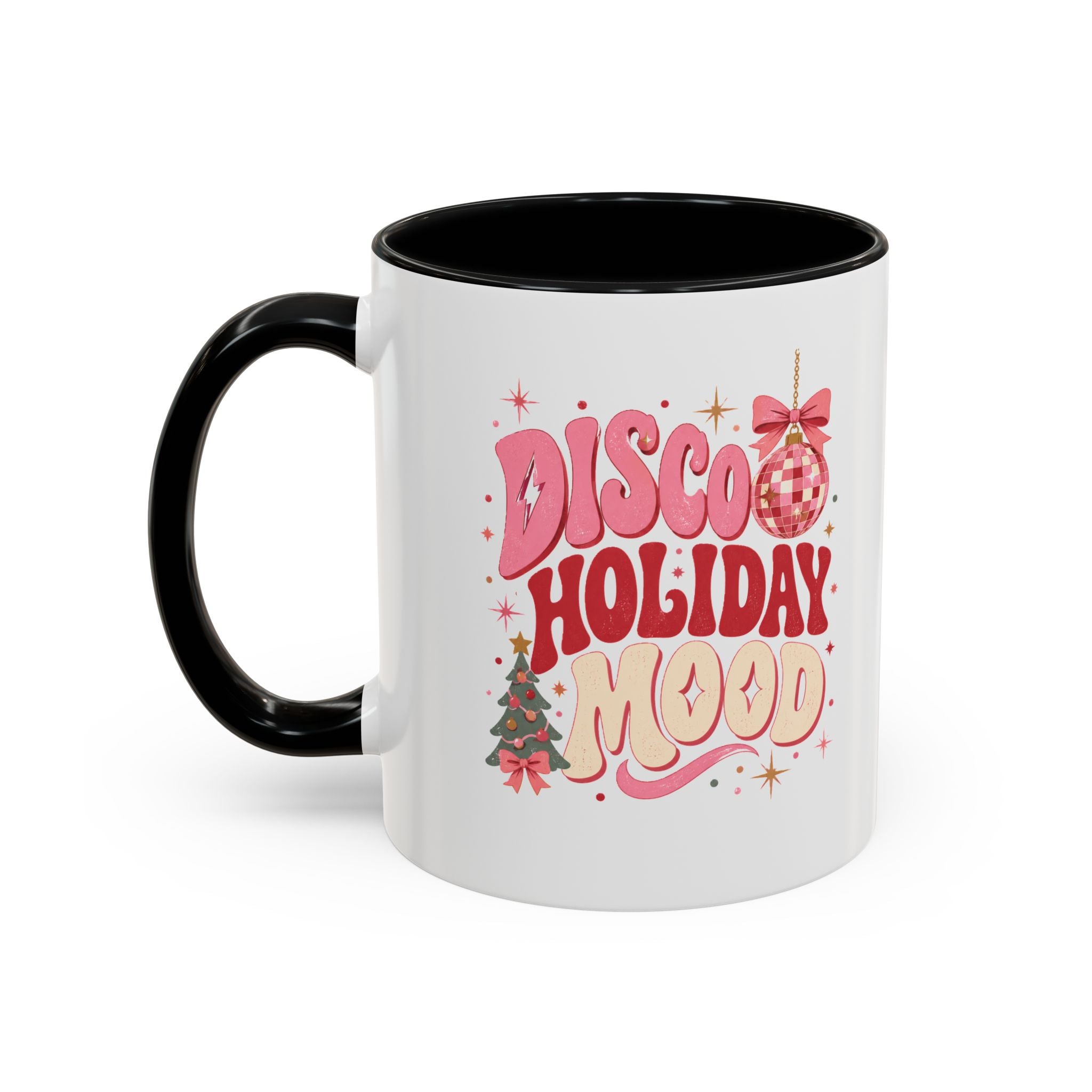 Modern Day Christmas Disco Holiday Mood Coffee Mug