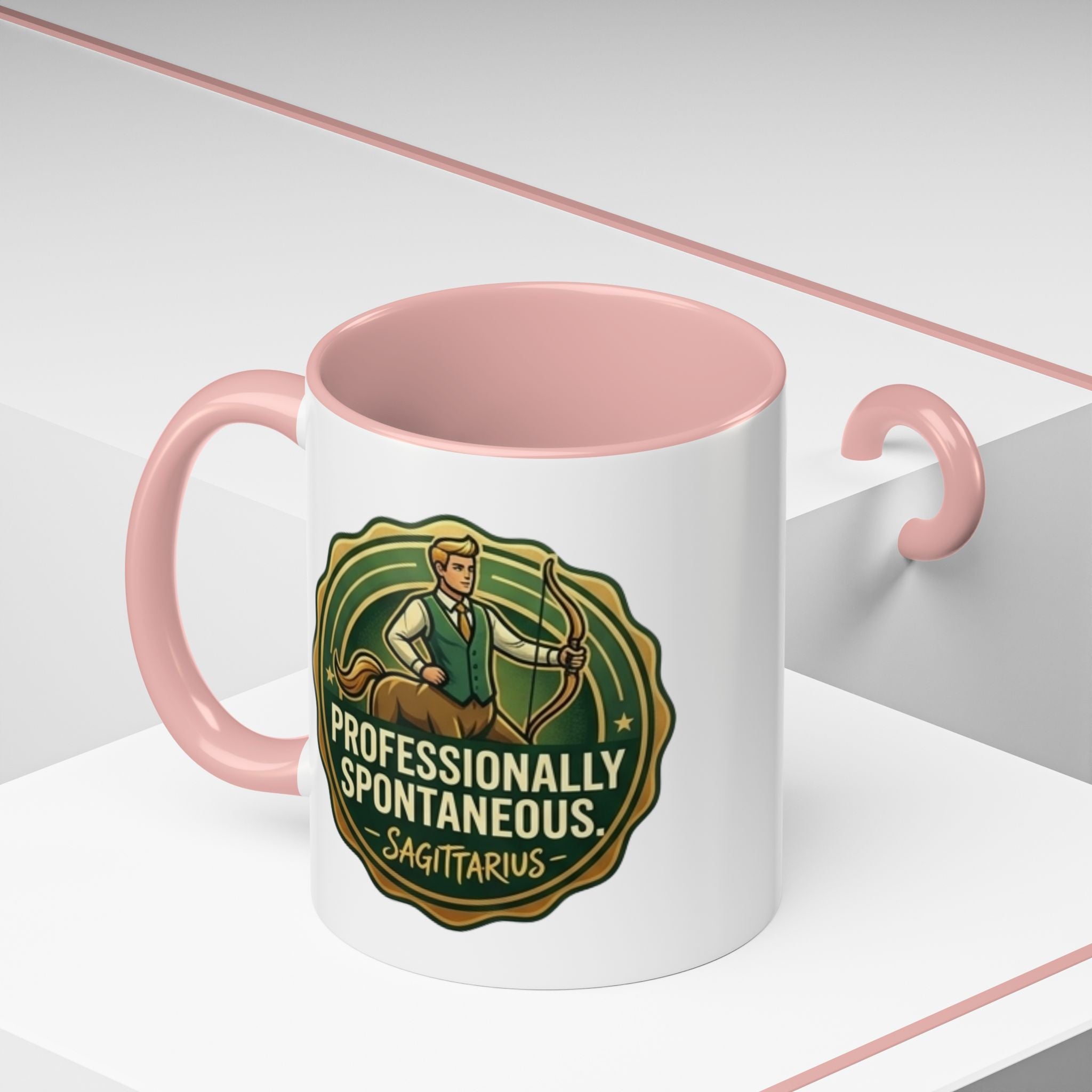 Sagittarius Coffee Mug - "Professionally Spontaneous" Zodiac Accent Mug